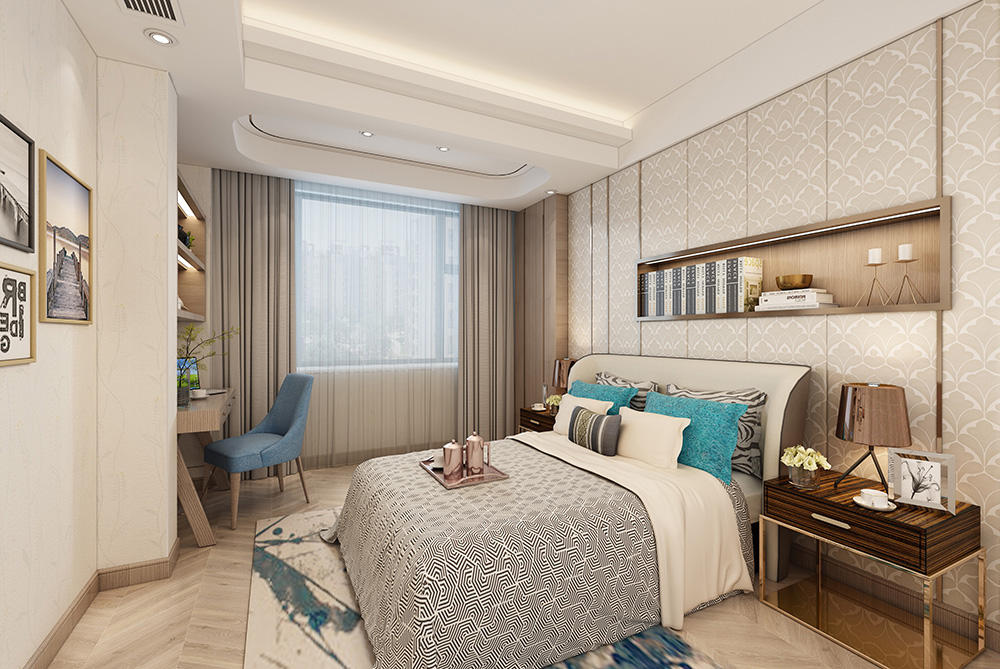 新中式風(fēng)格室內(nèi)裝修設(shè)計效果圖-博澳城復(fù)式235平米-室內(nèi)次臥裝修設(shè)計 新中式風(fēng)格室內(nèi)裝修設(shè)計效果圖-博澳城復(fù)式235平米-室內(nèi)次臥裝修設(shè)計