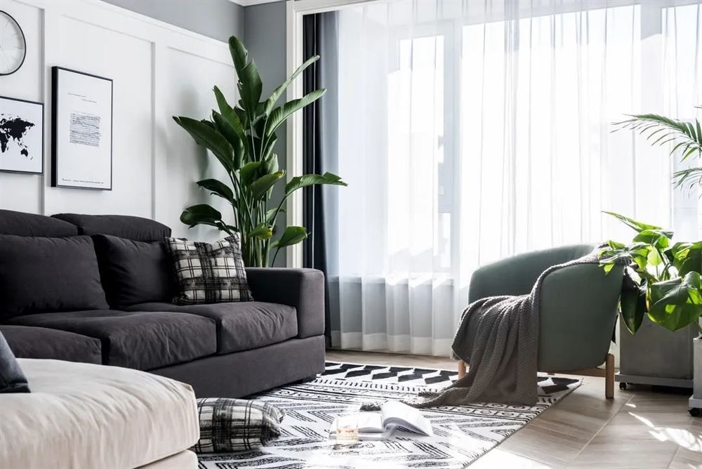 廣州市怡港花園北歐風(fēng)格三居室裝修案例