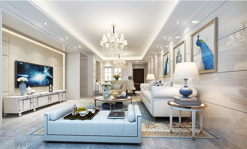 佛山市恒大山湖郡北歐風(fēng)格三居室裝修案例