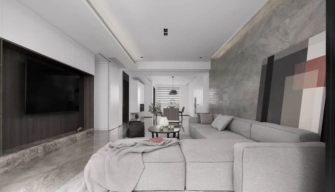 裝修案例輕奢風格室內(nèi)裝修效果圖-客廳 裝修案例輕奢風格室內(nèi)裝修效果圖-客廳