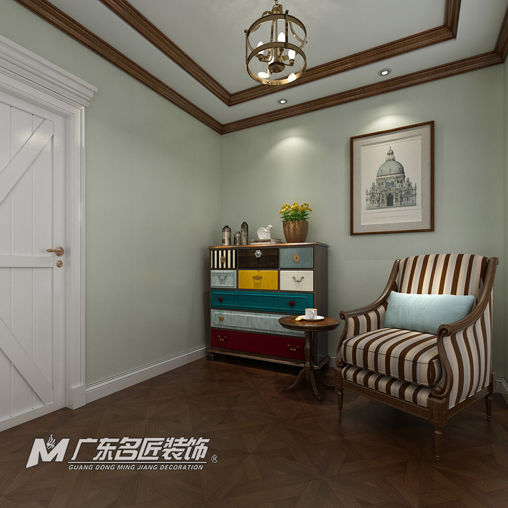 九號別墅410平米美式鄉(xiāng)村風格裝修案例-休閑室 九號別墅410平米美式鄉(xiāng)村風格裝修案例-休閑室