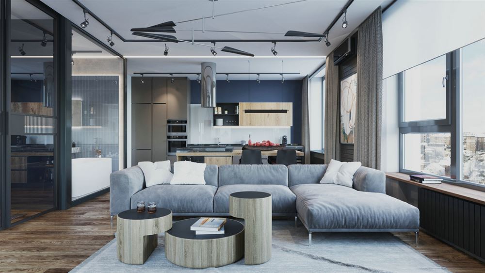 佛山市越秀閱湖臺(tái)北歐風(fēng)格三居室裝修案例