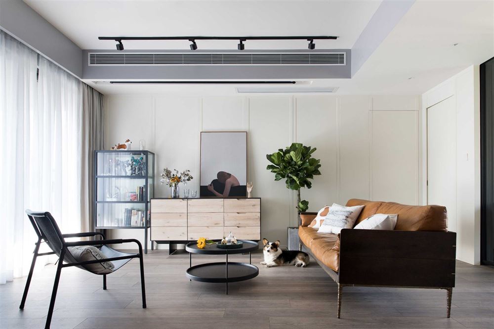 廣州市越秀星匯文璽美式風(fēng)格三居室裝修案例