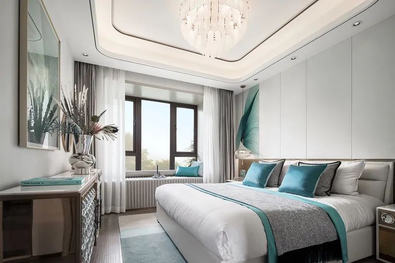 現代摩登風格室內設計家裝案例-主臥 現代摩登風格室內設計家裝案例-主臥