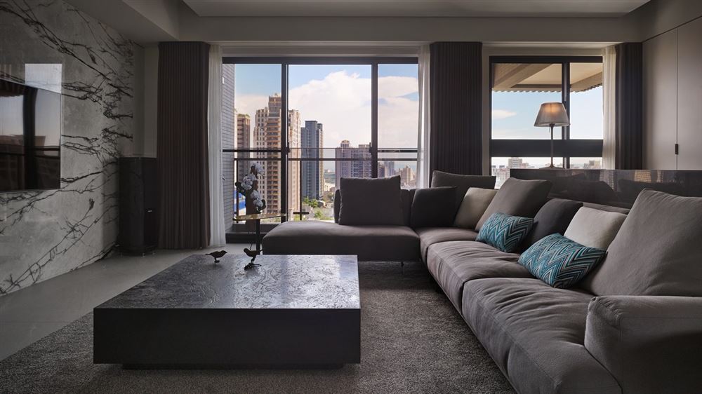 佛山市高明碧桂園&middot;花城薈輕奢風格三居室裝修案例