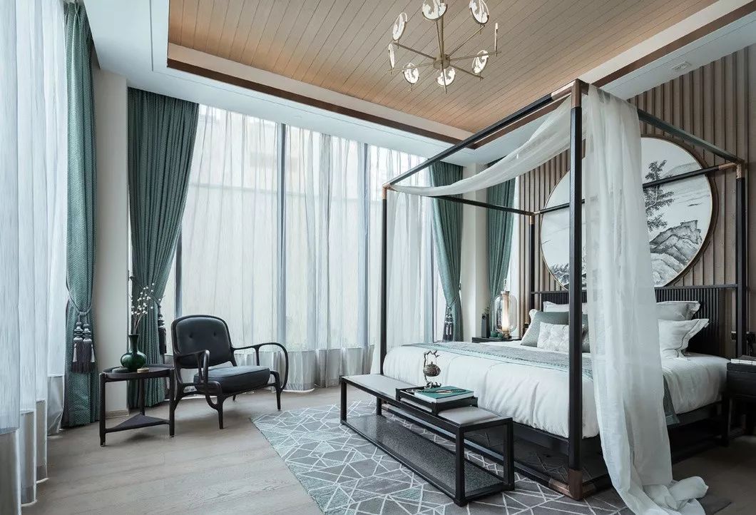 新中式風格家裝設(shè)計室內(nèi)裝修效果圖-臥室 新中式風格家裝設(shè)計室內(nèi)裝修效果圖-臥室