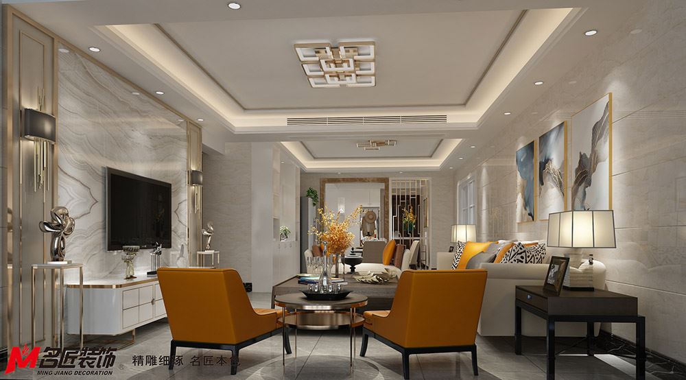 茂名市財(cái)富時(shí)代歐式風(fēng)格三居室裝修案例