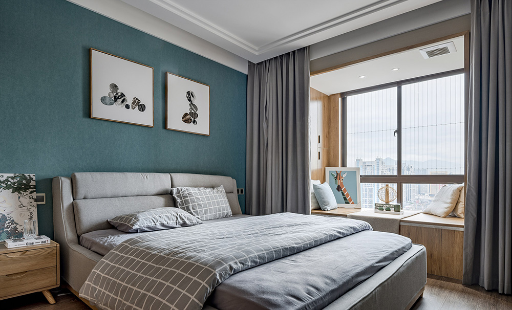 現(xiàn)代簡(jiǎn)約風(fēng)格室內(nèi)裝修設(shè)計(jì)效果圖-保利碧桂園悅公館三居176平米-室內(nèi)裝修設(shè)計(jì)臥室 現(xiàn)代簡(jiǎn)約風(fēng)格室內(nèi)裝修設(shè)計(jì)效果圖-保利碧桂園悅公館三居176平米-室內(nèi)裝修設(shè)計(jì)臥室