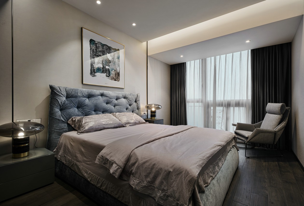 現(xiàn)代簡約風格家裝設(shè)計室內(nèi)裝修效果圖-臥室 現(xiàn)代簡約風格家裝設(shè)計室內(nèi)裝修效果圖-臥室