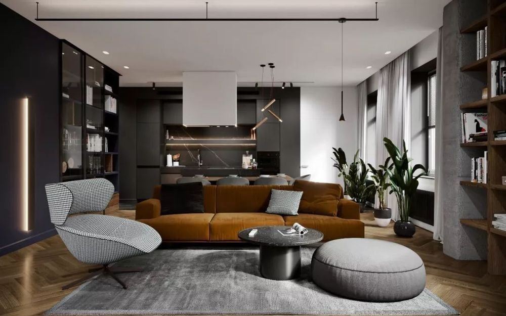 昭通市濟川門財富中心北歐風格三居室裝修案例