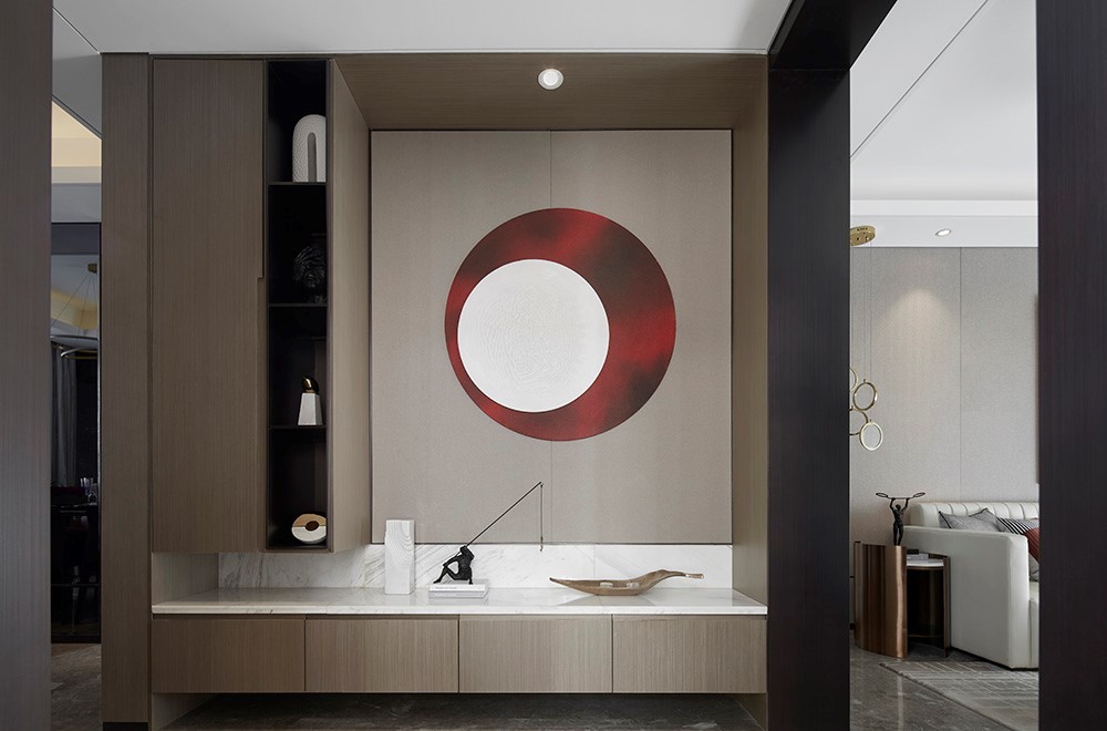 時尚輕奢風格室內(nèi)家裝案例效果圖-玄關 時尚輕奢風格室內(nèi)家裝案例效果圖-玄關