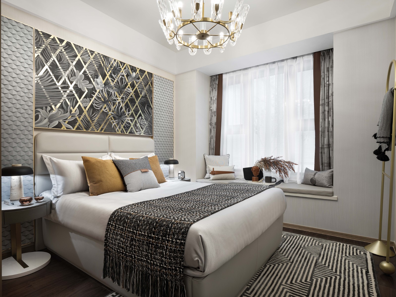 包豪斯風格室內設計家裝案例-次臥 包豪斯風格室內設計家裝案例-次臥