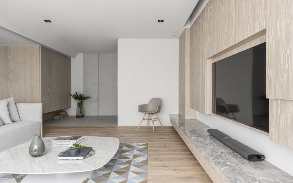 原木米白簡約風格室內(nèi)家裝案例效果圖-玄關(guān) 原木米白簡約風格室內(nèi)家裝案例效果圖-玄關(guān)