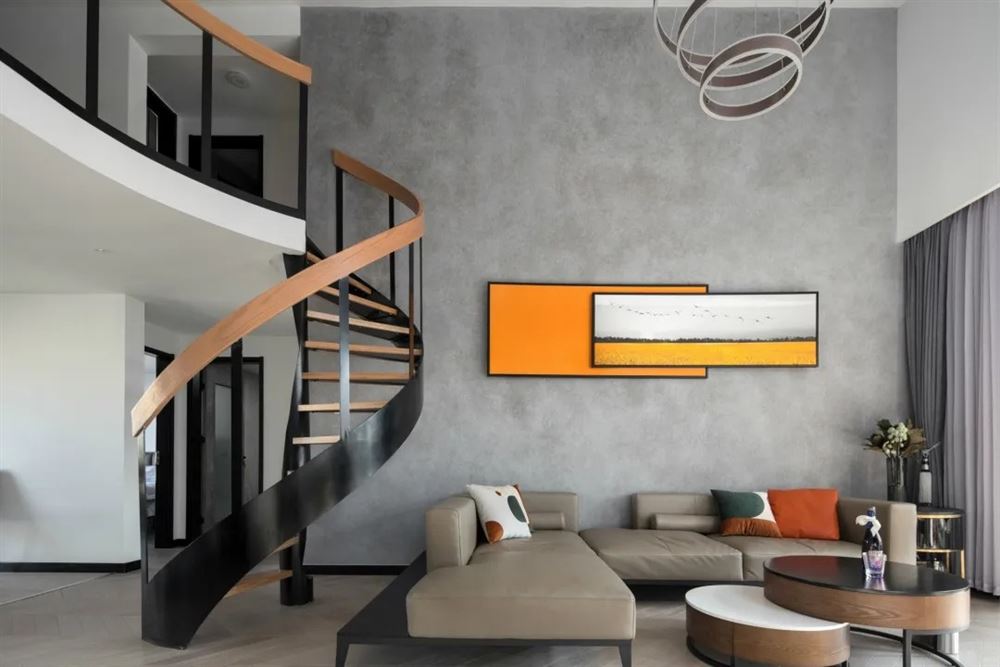 清遠市萬豪水晶灣現代簡約風格復式裝修案例