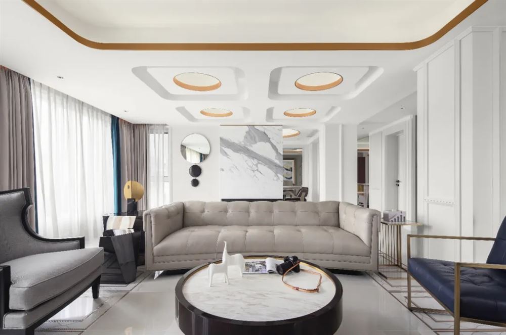 湛江市嘉興公寓輕奢風格復式裝修案例