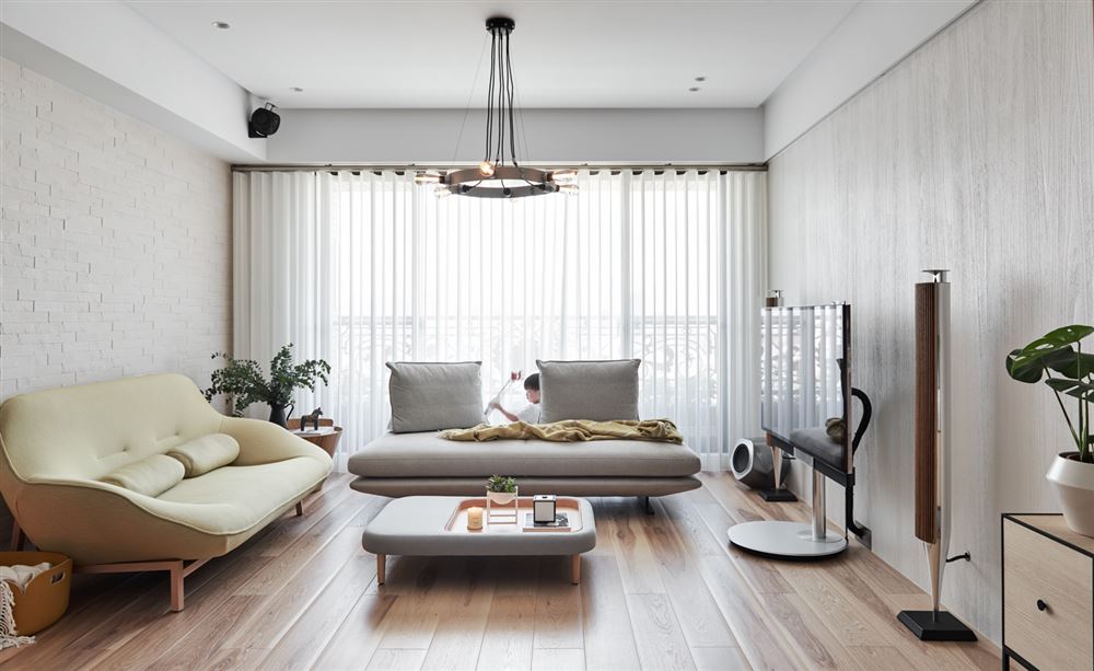 佛山市高明鈞明城北歐風(fēng)格三居室裝修案例