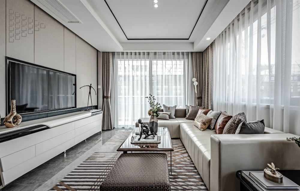 佛山市碧桂園南海悅城輕奢風(fēng)格四居室裝修案例