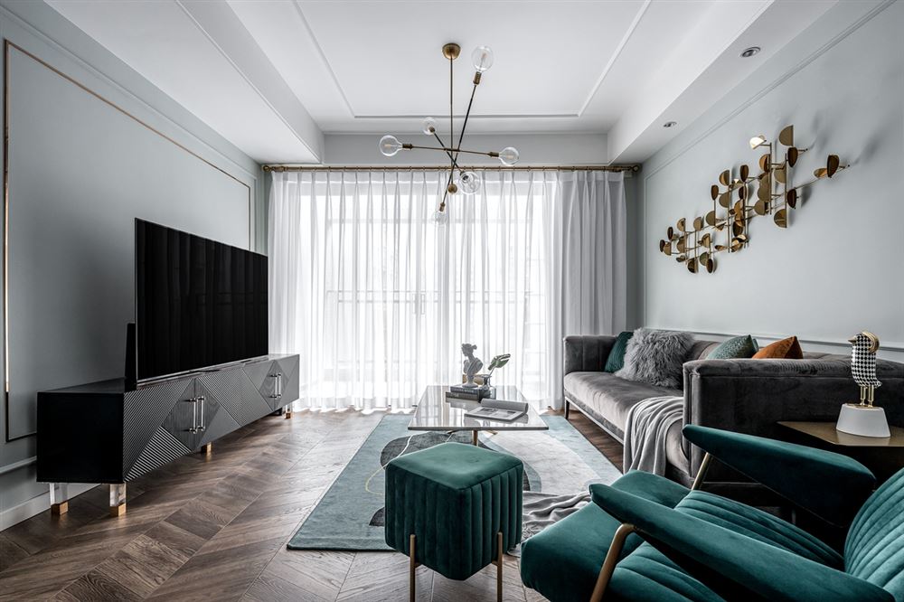 江門(mén)市銀泉花園北歐風(fēng)格三居室裝修案例