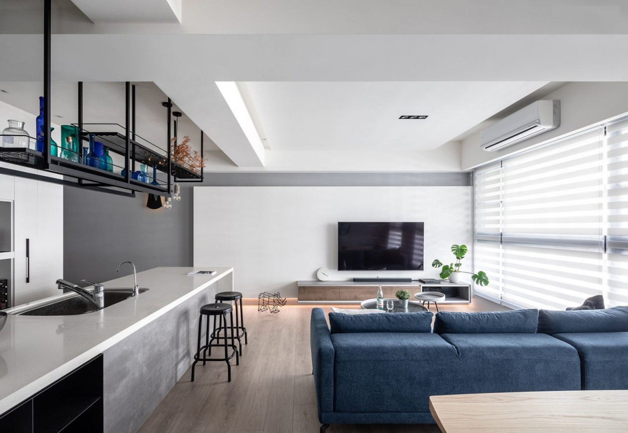 裝修案例現(xiàn)代前衛(wèi)風格室內裝修效果圖-開放式廚房 裝修案例現(xiàn)代前衛(wèi)風格室內裝修效果圖-開放式廚房