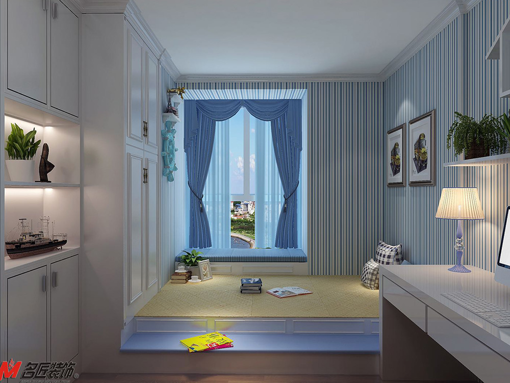 碧桂園嶺南盛世三居135平米地中海風格裝修案例-客臥 碧桂園嶺南盛世三居135平米地中海風格裝修案例-客臥