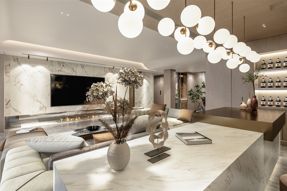 汕頭市林語(yǔ)苑現(xiàn)代簡(jiǎn)約風(fēng)格四居室裝修案例