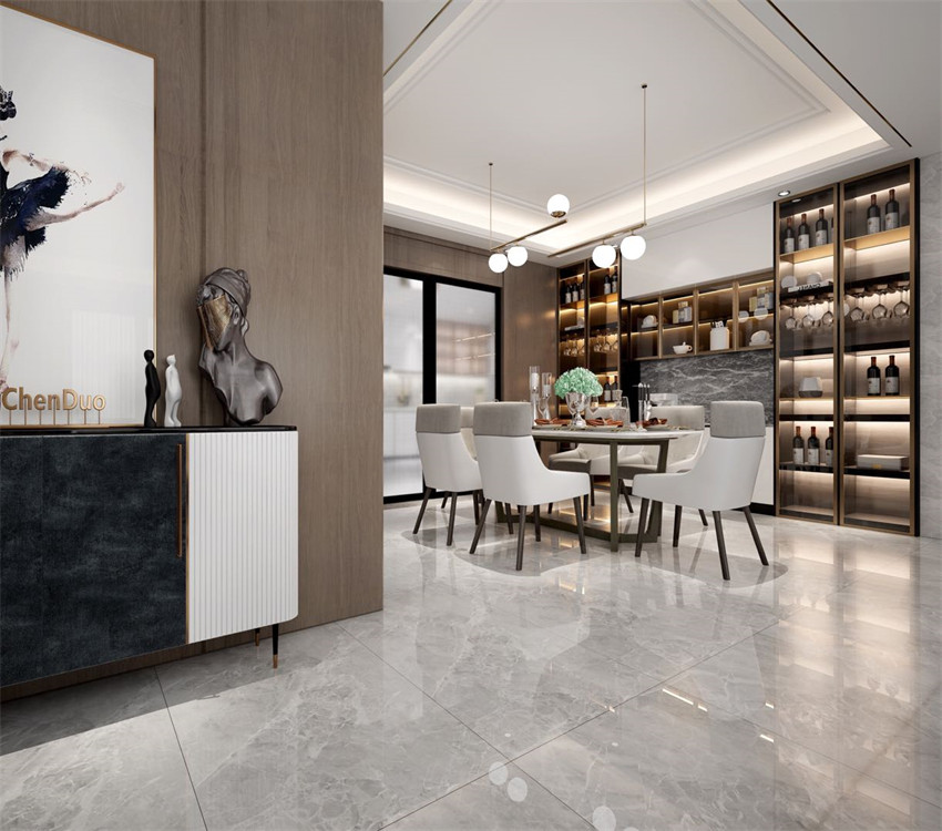 廣州市遠(yuǎn)洋招商保利東灣現(xiàn)代簡約風(fēng)格四居室裝修案例