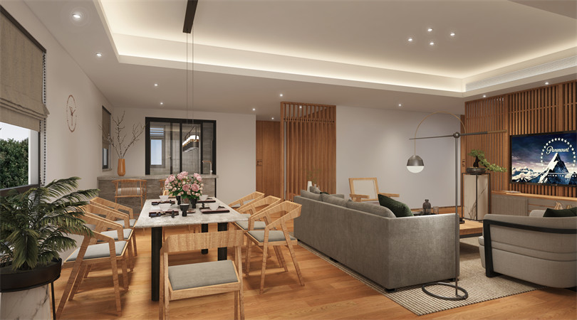 廣州市東方夏灣拿現(xiàn)代簡約風(fēng)格四居室裝修案例