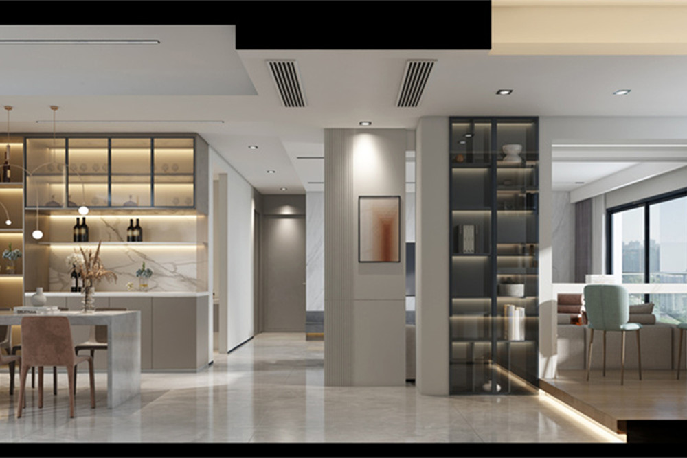 廣州市御華園現(xiàn)代簡(jiǎn)約風(fēng)格三居室裝修案例