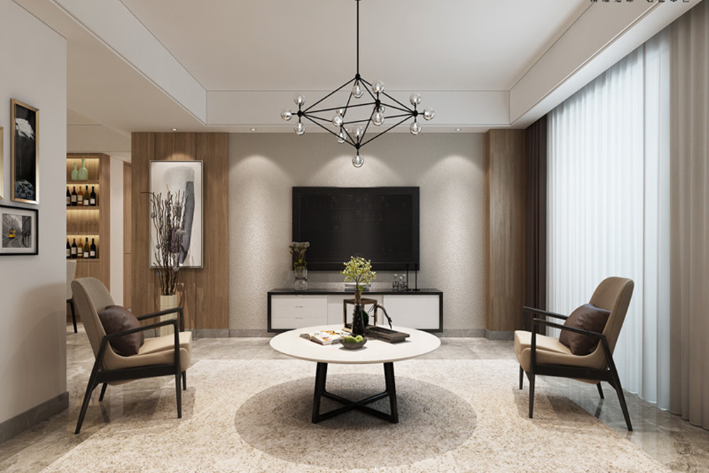 合肥市新錦成&middot;拾光云錦現(xiàn)代簡(jiǎn)約風(fēng)格三居室裝修案例