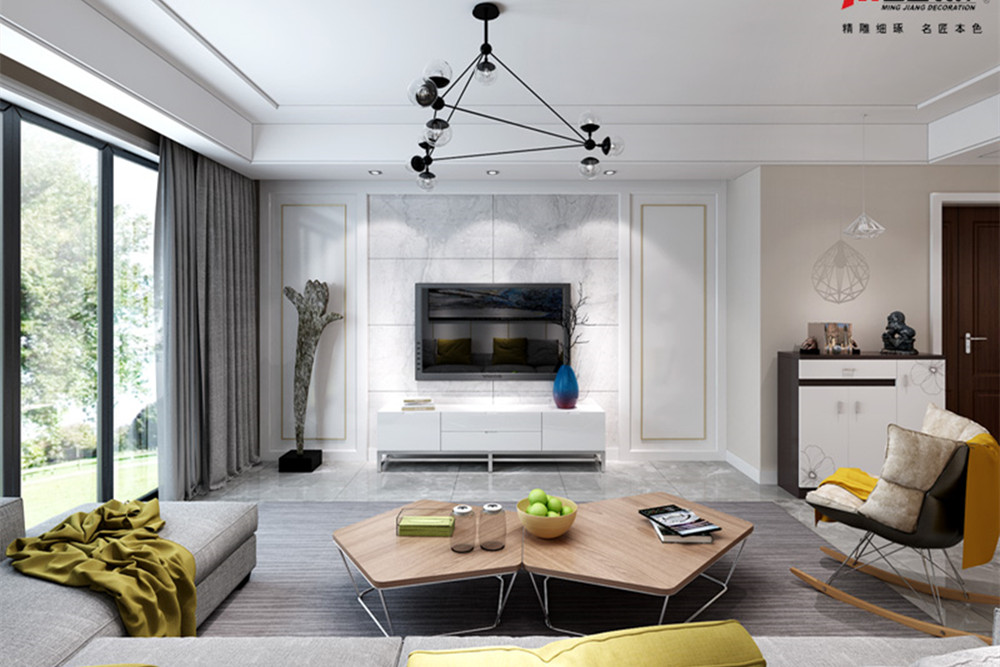 合肥市新錦成&middot;拾光云錦現(xiàn)代簡(jiǎn)約風(fēng)格三居室裝修案例