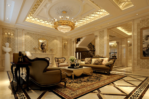 玉林市金碧苑歐式風(fēng)格別墅裝修案例