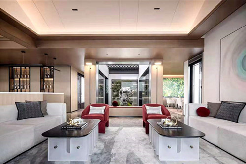 梧州市白云堡花園輕奢風(fēng)格別墅裝修案例