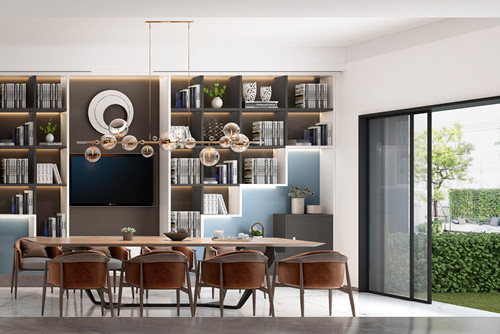 德陽市印象戛納現(xiàn)代簡約風格三居室裝修案例