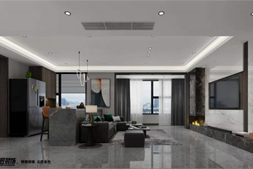 德陽市城西路40號院現(xiàn)代簡約風格三居室裝修案例