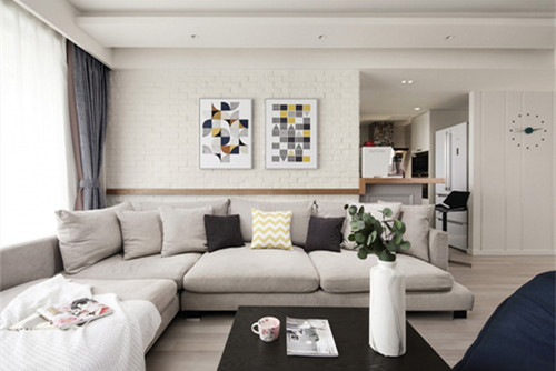 德陽101-200平米北歐風(fēng)格乾坤天悅家裝設(shè)計案例