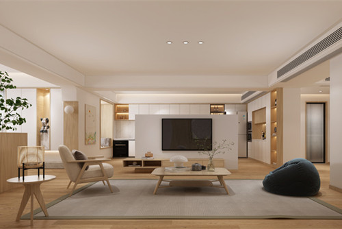 潮州市庵埠亨利路建行宿舍現(xiàn)代簡約風(fēng)格三居室裝修案例