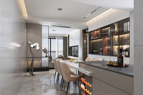 湛江市啟達(dá)世家現(xiàn)代簡約風(fēng)格平層裝修案例
