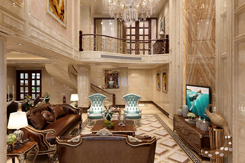 陽江市豐怡豪庭歐式風(fēng)格別墅裝修案例