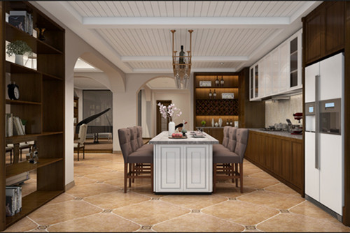 ?？谑邪埢▓@新中式風(fēng)格別墅裝修案例