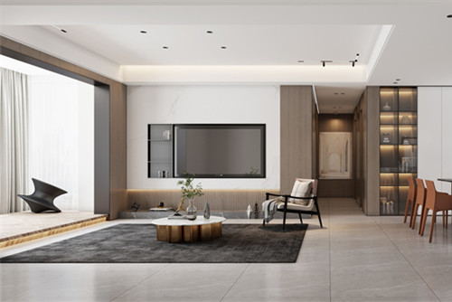 ?？谑斜坦饒@劍橋郡輕奢風(fēng)格平層裝修案例