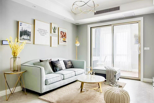 自貢市橋頭鎮(zhèn)新街東樓1-2號北歐風(fēng)格三居室裝修案例