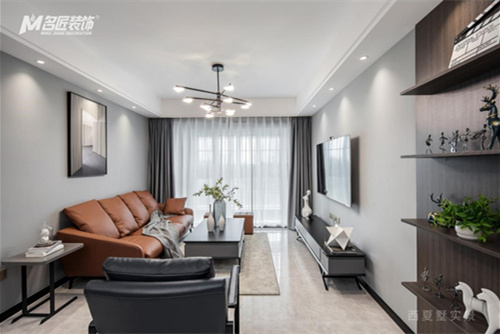 常州市綠都萬和城七區(qū)現(xiàn)代簡約風(fēng)格三居室裝修案例