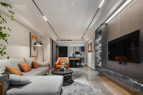 常州市四季新城南苑現(xiàn)代簡約風(fēng)格三居室裝修案例