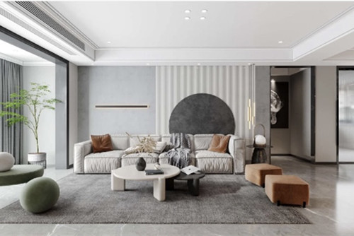 玉林市中央時代北歐風(fēng)格三居室裝修案例