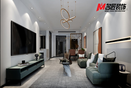 臺州市半島名苑現(xiàn)代簡約風格二居室裝修案例