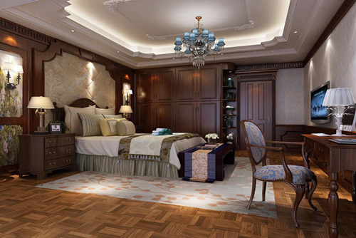 云浮市百合花城二區(qū)新中式風格別墅裝修案例