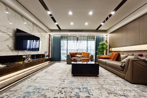 茂名市東信名苑現(xiàn)代簡約風(fēng)格三居室裝修案例