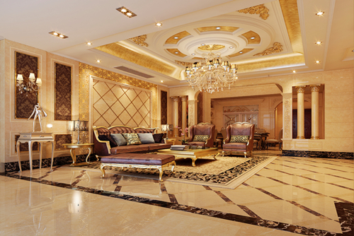 佛山市恒大&middot;酈湖城歐式風(fēng)格別墅裝修案例
