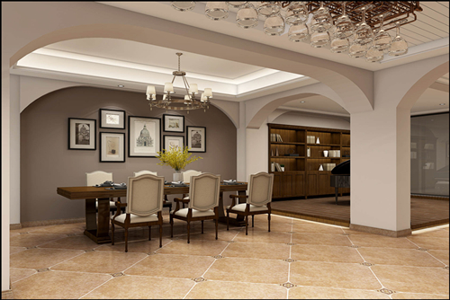 ?？谑心蠂崴钩莿e墅新中式風(fēng)格別墅裝修案例