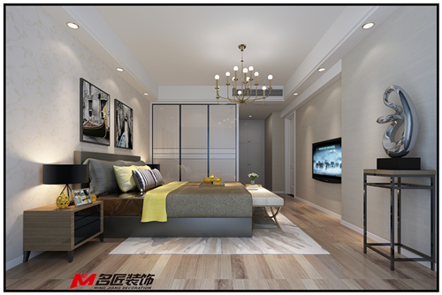 湖州市綠城曉荷江南現(xiàn)代風格四居室裝修案例